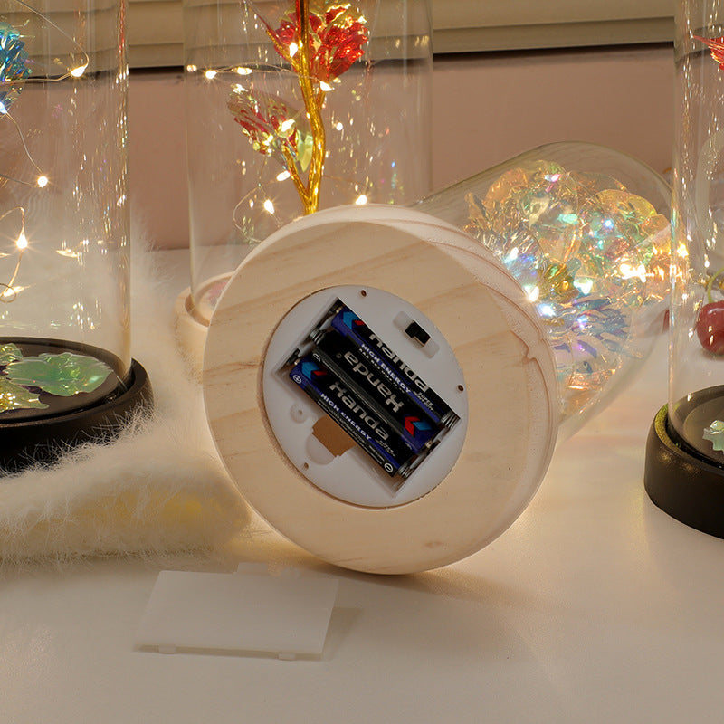 520 Gift Eternal Gold Foil Flower Ambience Light