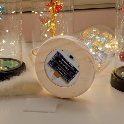 520 Gift Eternal Gold Foil Flower Ambience Light