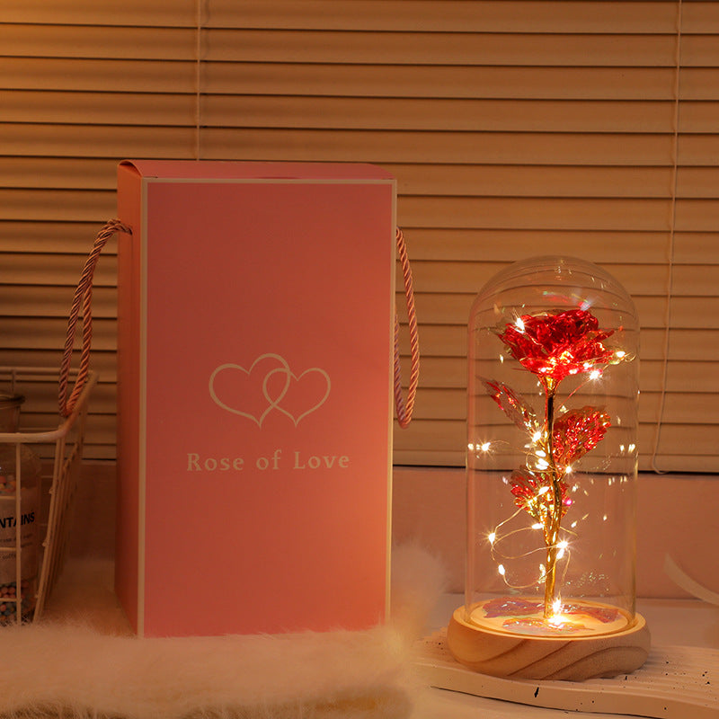 520 Gift Eternal Gold Foil Flower Ambience Light