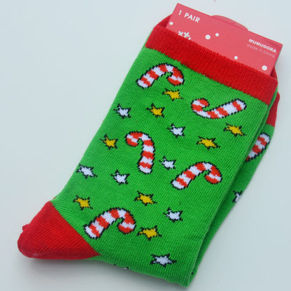 New Year Santa Claus Holiday Gift Fashion Socks