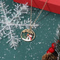 New Christmas-style Santa Claus Holiday-themed Necklace