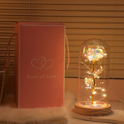 520 Gift Eternal Gold Foil Flower Ambience Light