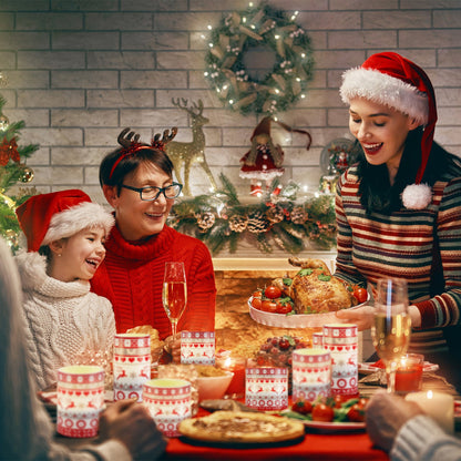 3Pack Christmas Flameless LED Candles Deer Flickering Candles